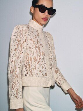 ZARA ZW COLLECTION LACE BLAZER